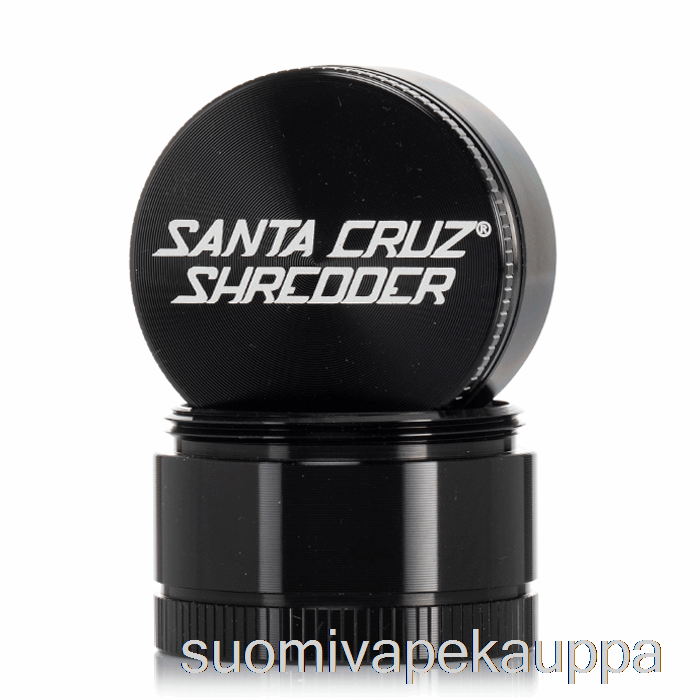 Vape Suomi Santa Cruz Silppuri 1,6 Tuuman Pieni 3-osainen Mylly Musta (40mm)
